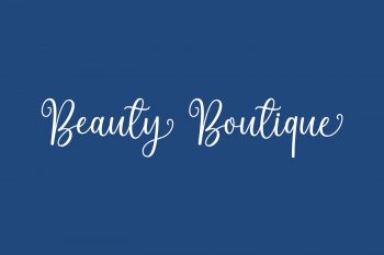 Beauty Boutique Free Font