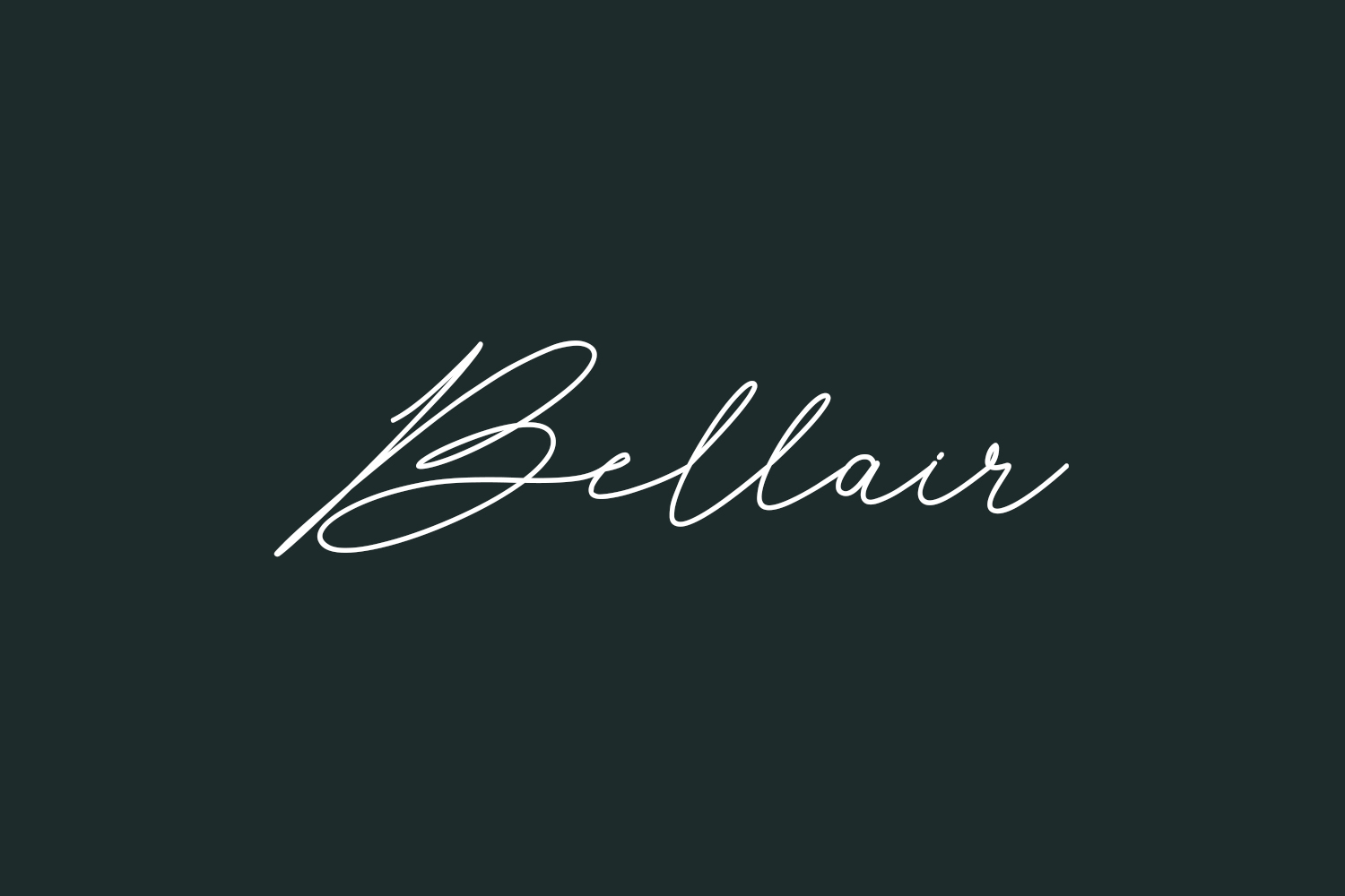 Bellair Free Font