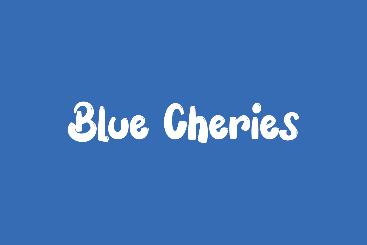 Blue Cheries Free Font