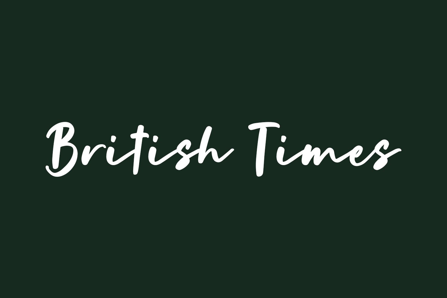 British Times Free Font