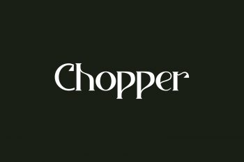 Chopper Free Font