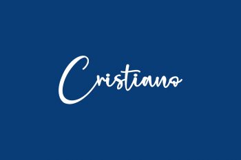 Cristiano Free Font