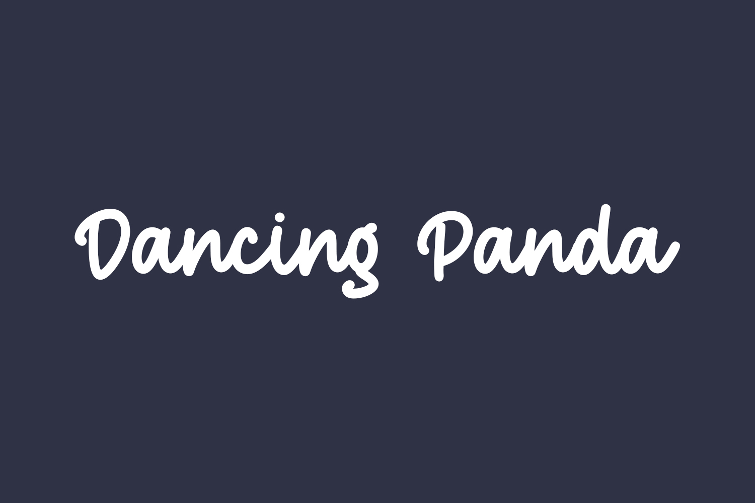 Dancing Panda Free Font