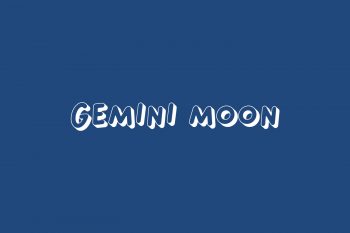 Gemini Moon Free Font