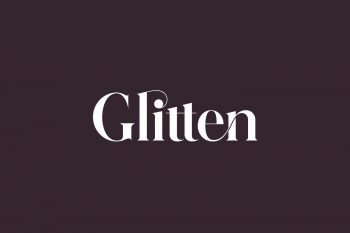 Glitten Free Font