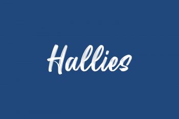 Hallies Free Font