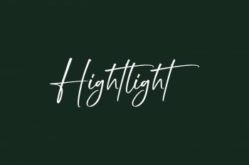 Hightlight Free Font