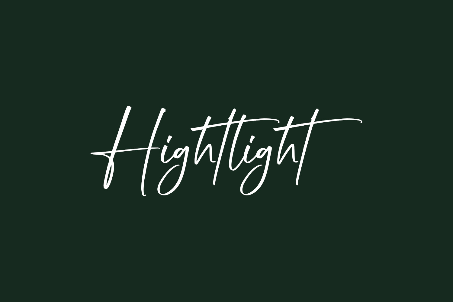 Hightlight Free Font