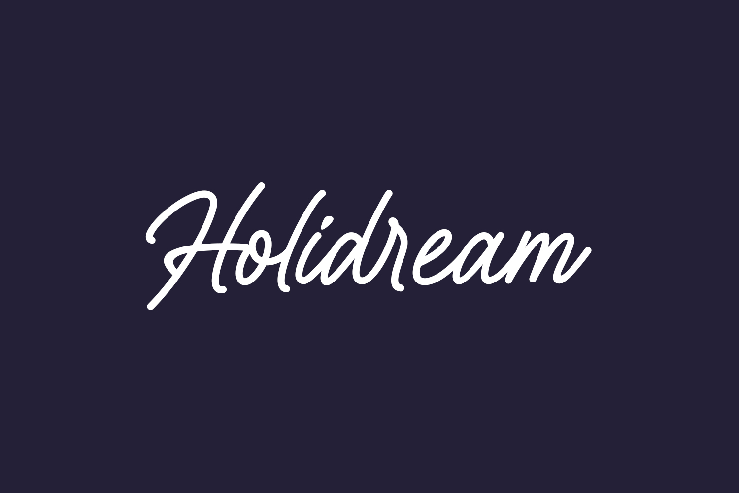 Holidream Free Font
