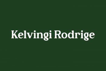 Kelvingi Rodrige Free Font