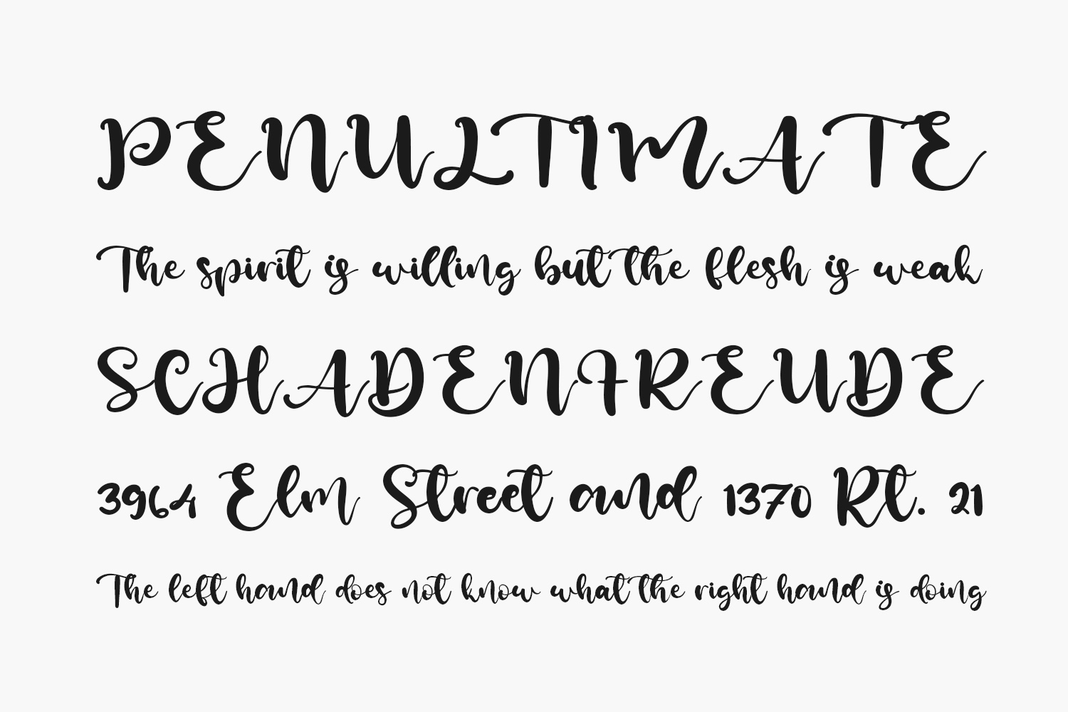 Lemongrass Free Font