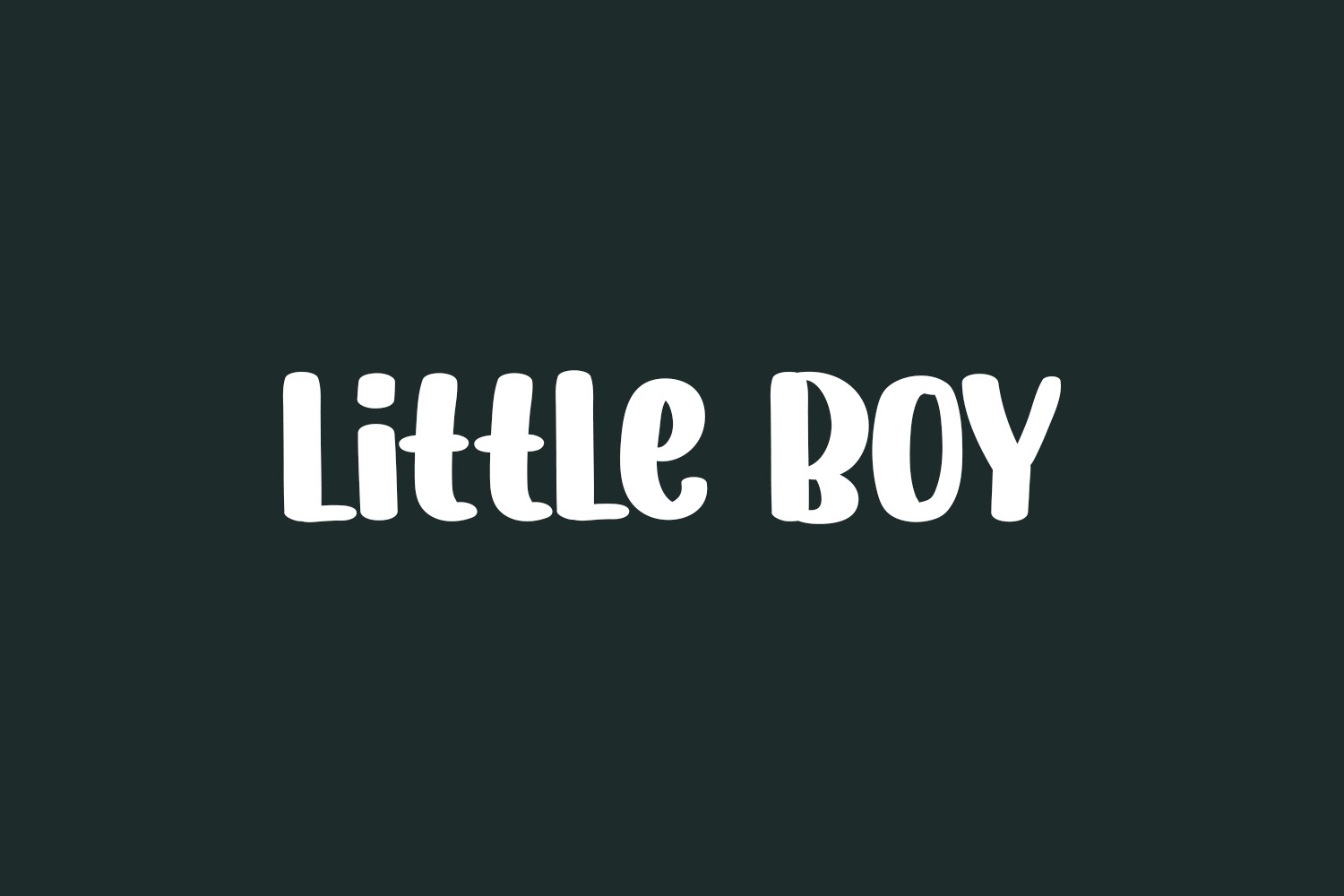 Little Boy Free Font