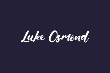 Luke Osmond Free Font