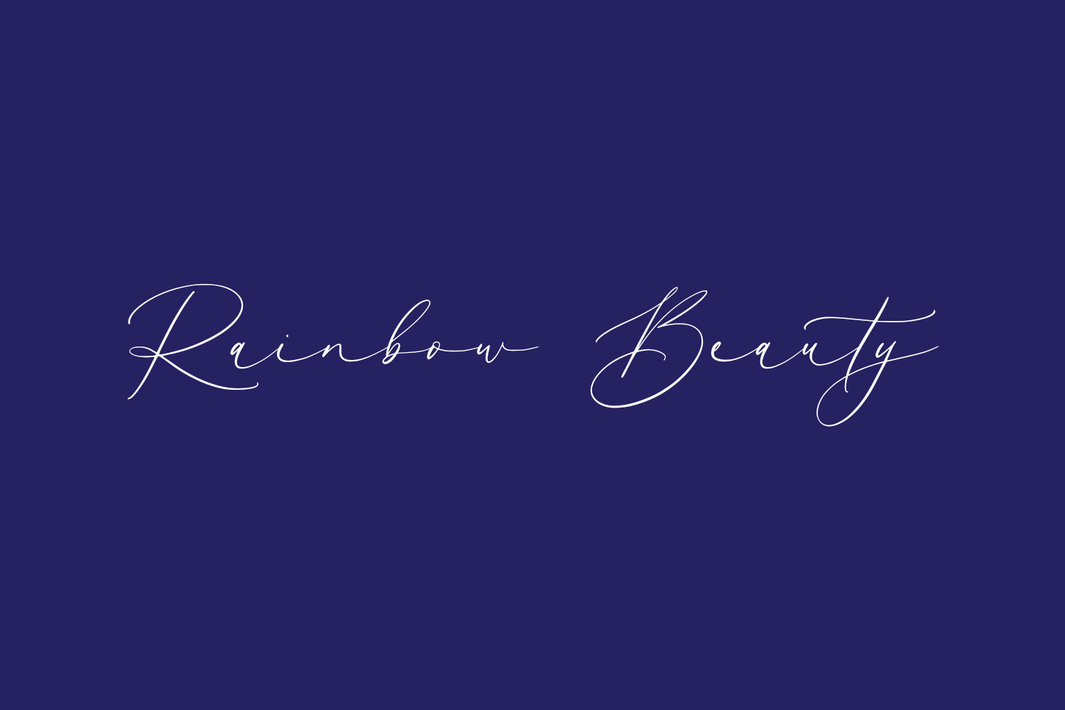 Rainbow Beauty Free Font