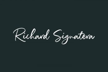 Richard Signatera Free Font