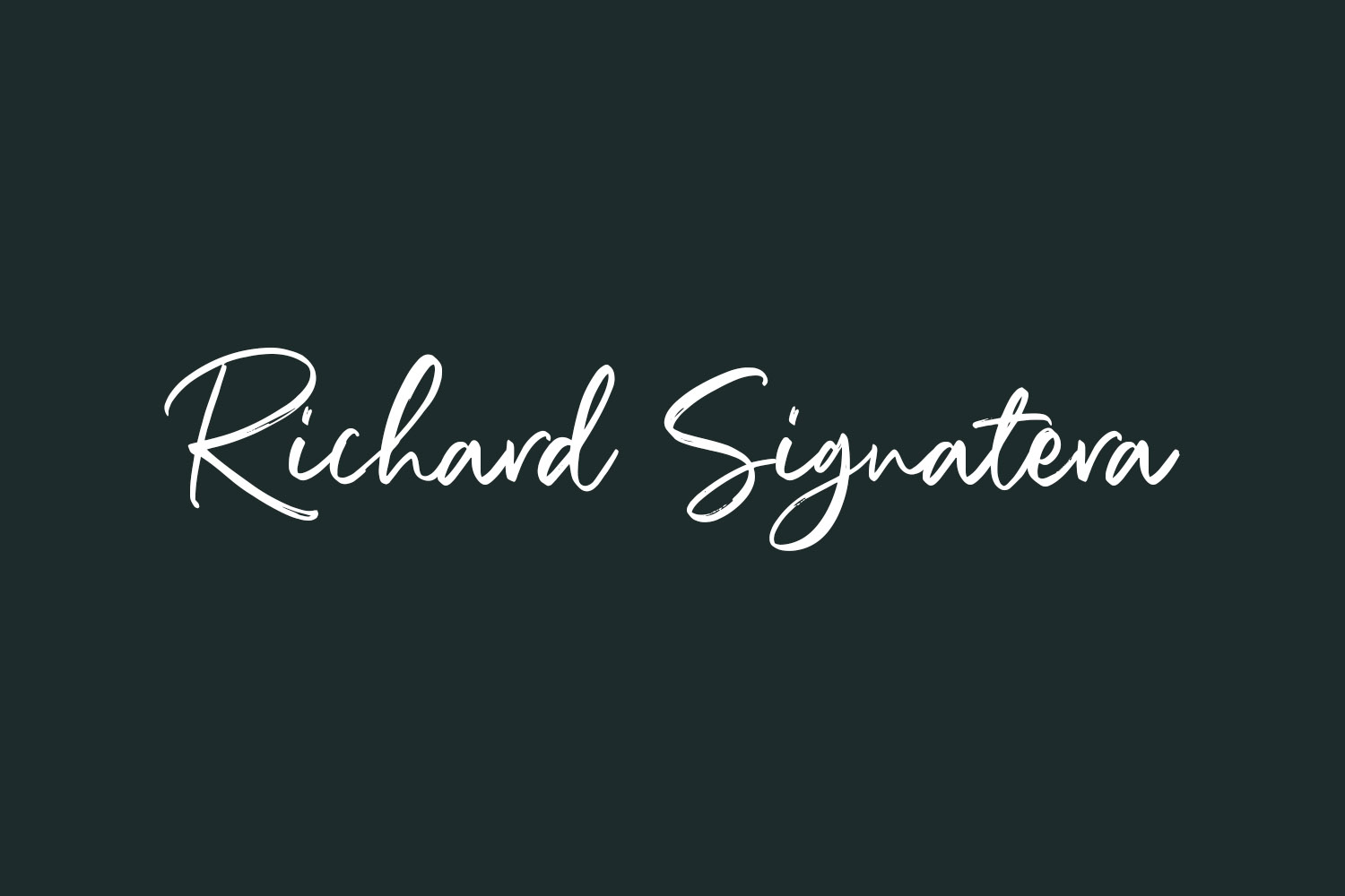 Richard Signatera Free Font