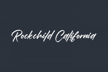 Rockchild California Free Font