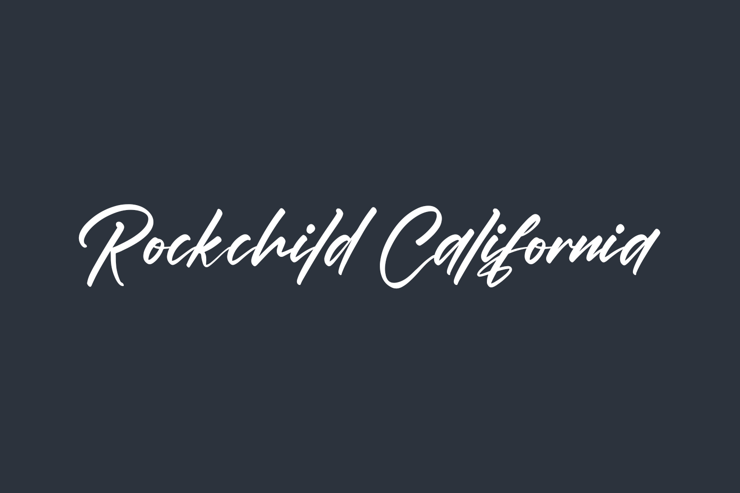 Rockchild California Free Font
