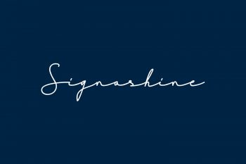 Signashine Free Font