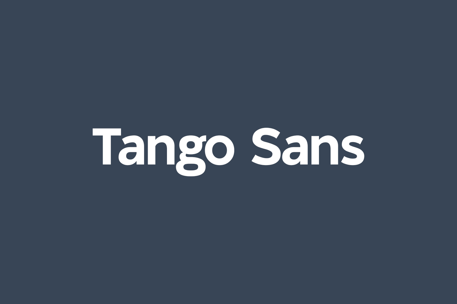Tango Sans Free Font