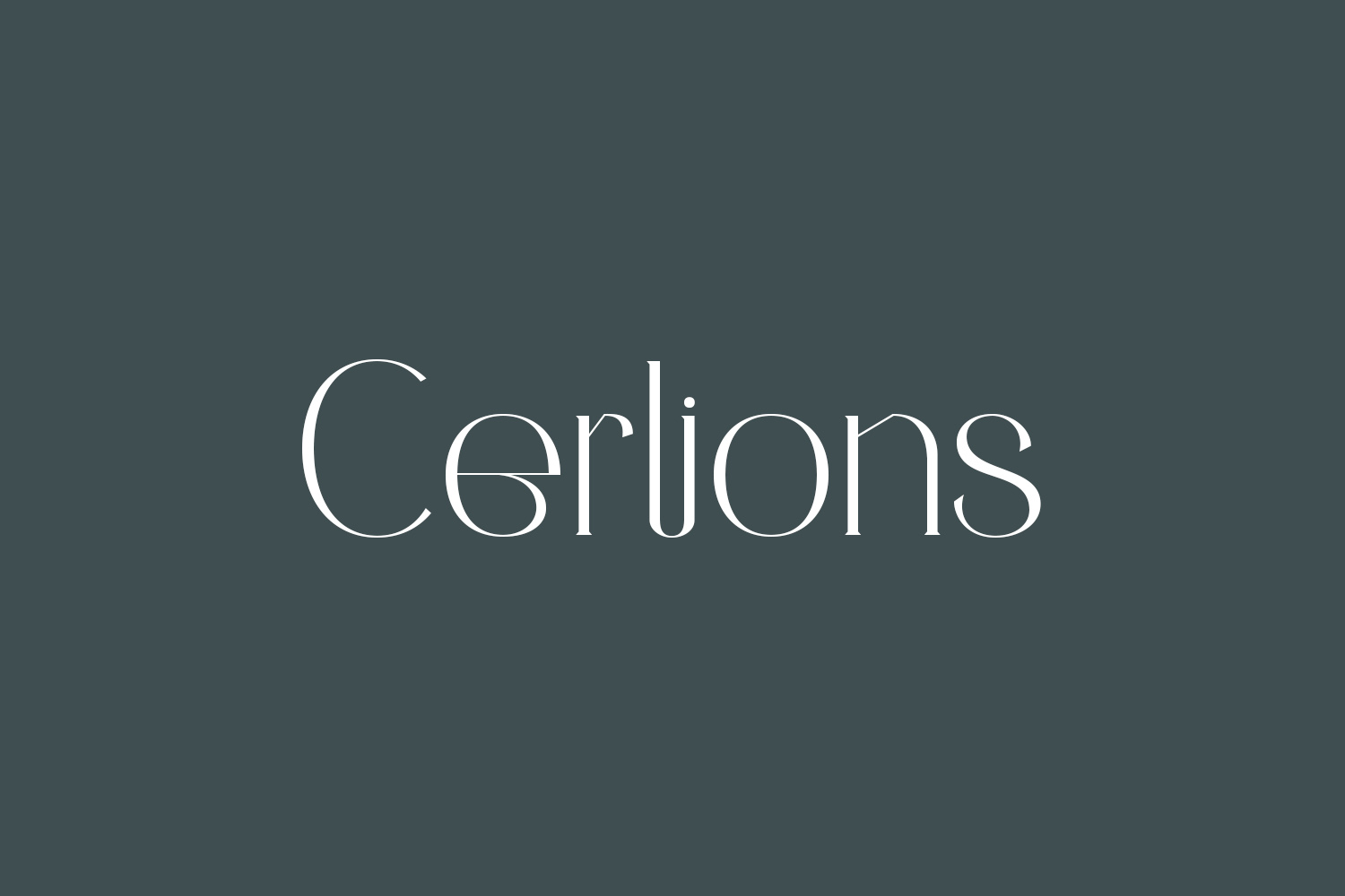 Cerlions Free Font