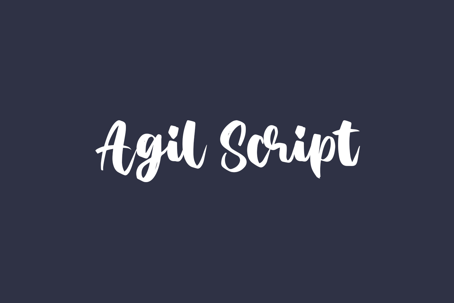 Agil Script Free Font