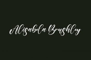 Alisabela Brushley Free Font