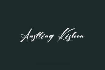 Anstting Kishon Free Font