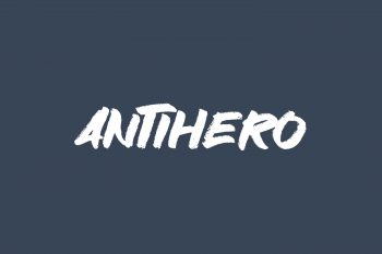 Antihero Free Font
