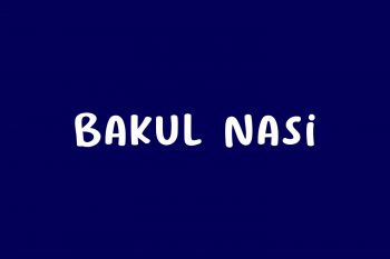 Bakul Nasi Free Font