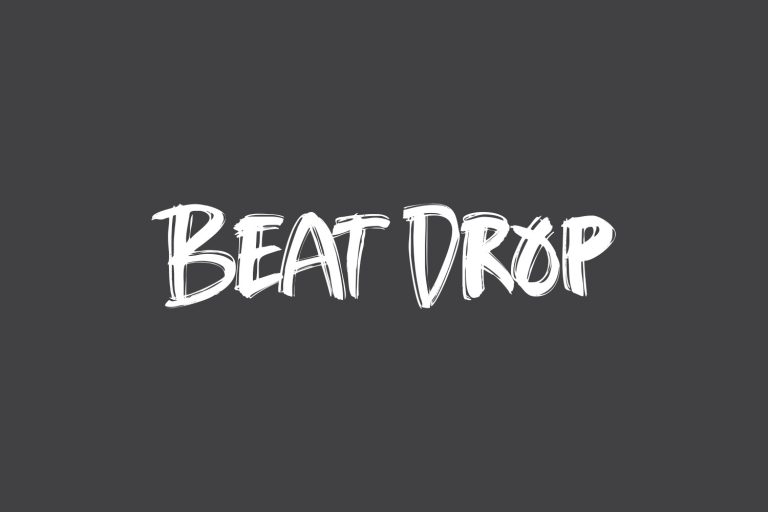 Beat Drop Fonts Shmonts