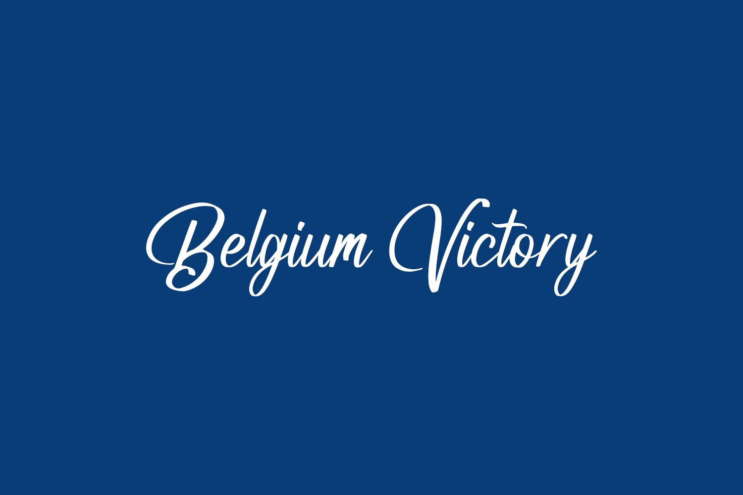 Belgium Victory Free Font