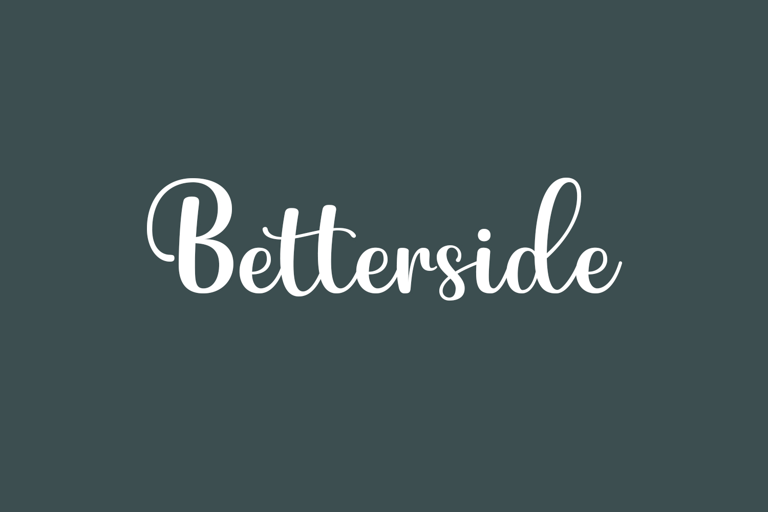 Betterside Free Font