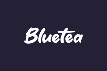 Bluetea Free Font