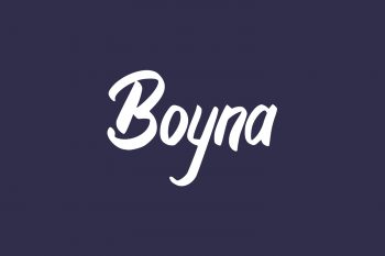 Boyna Free Font