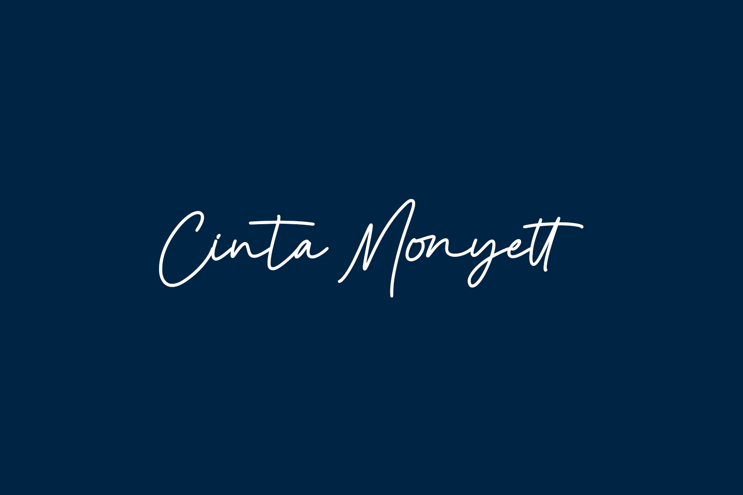 Cinta Monyett Free Font