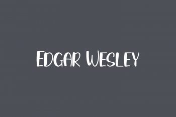 Edgar Wesley Free Font