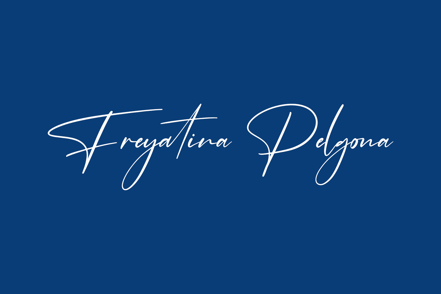 Freyatina Pelgona Free Font