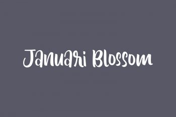 Januari Blossom Free Font