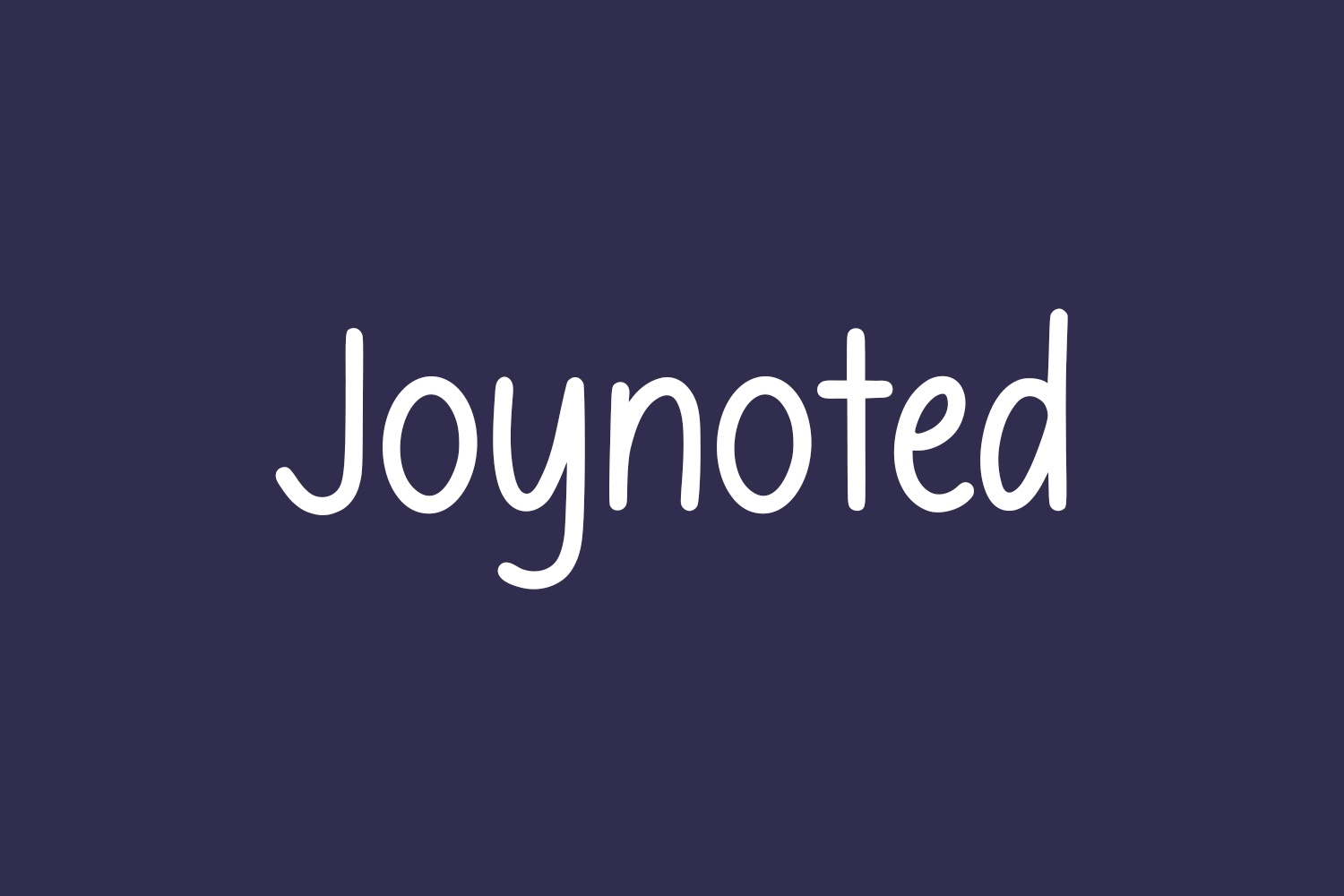 Joynoted Free Font