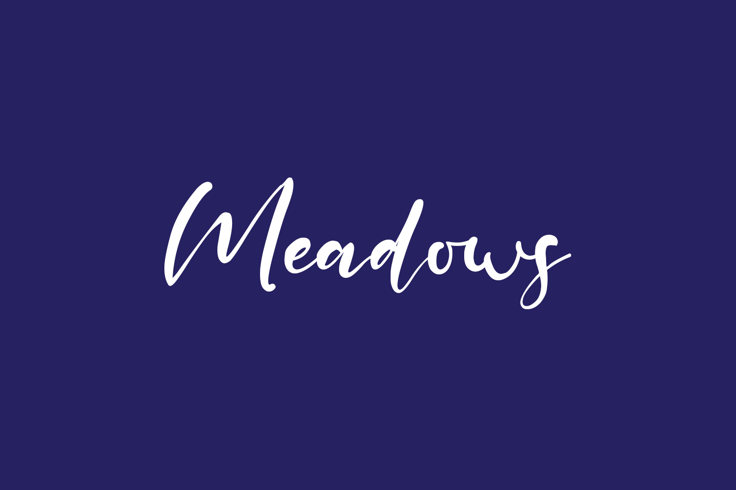 Meadows Free Font