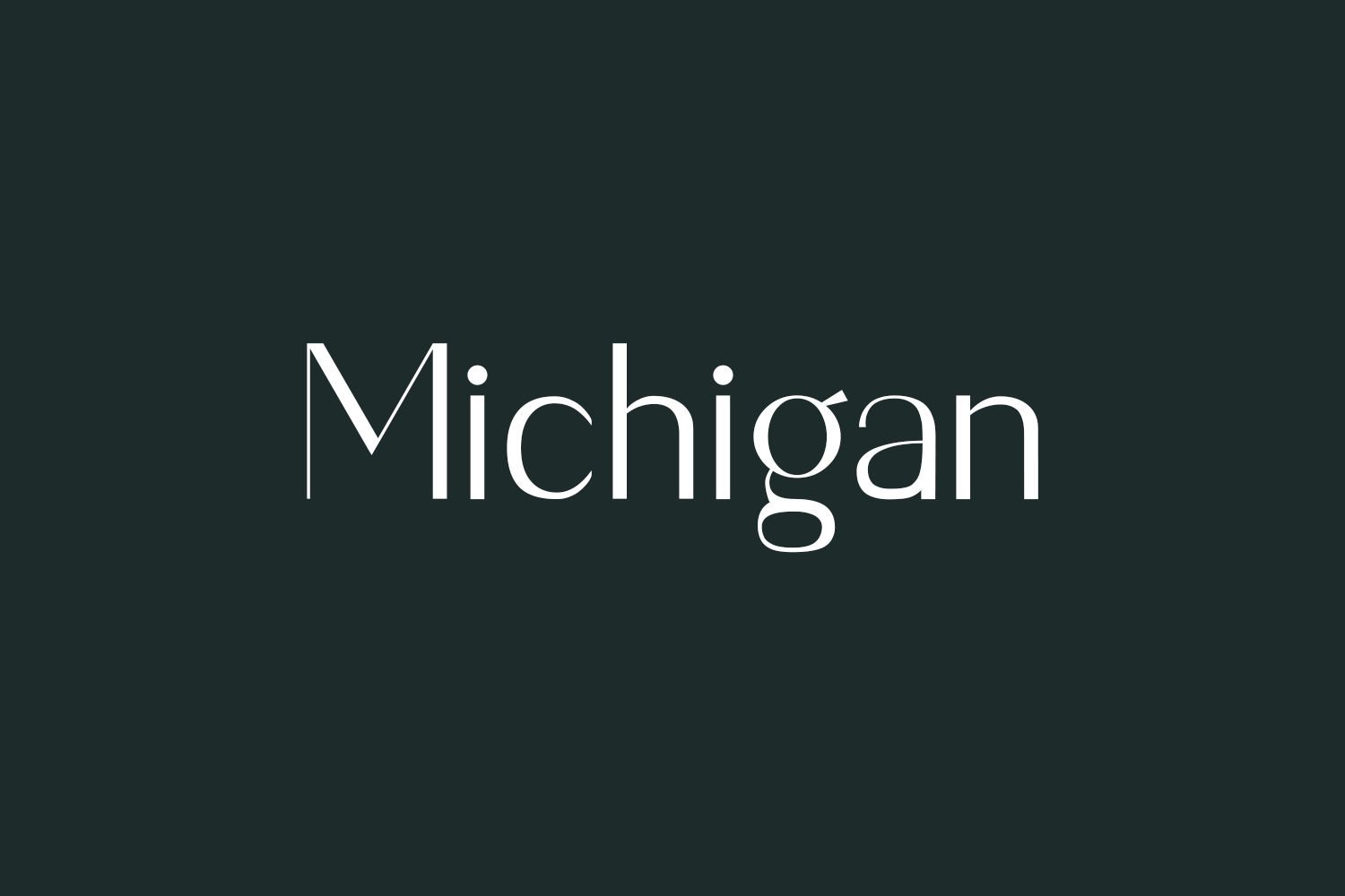 Michigan Free Font
