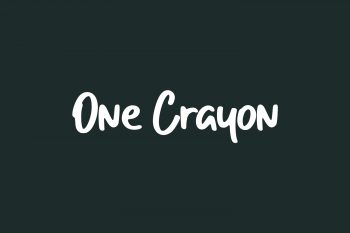 One Crayon Free Font