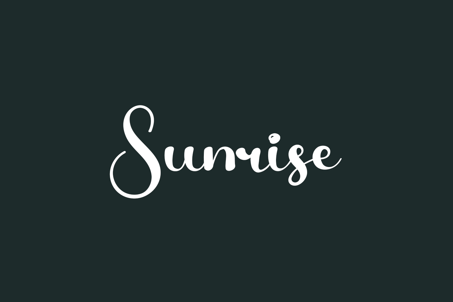 Sunrise Free Font