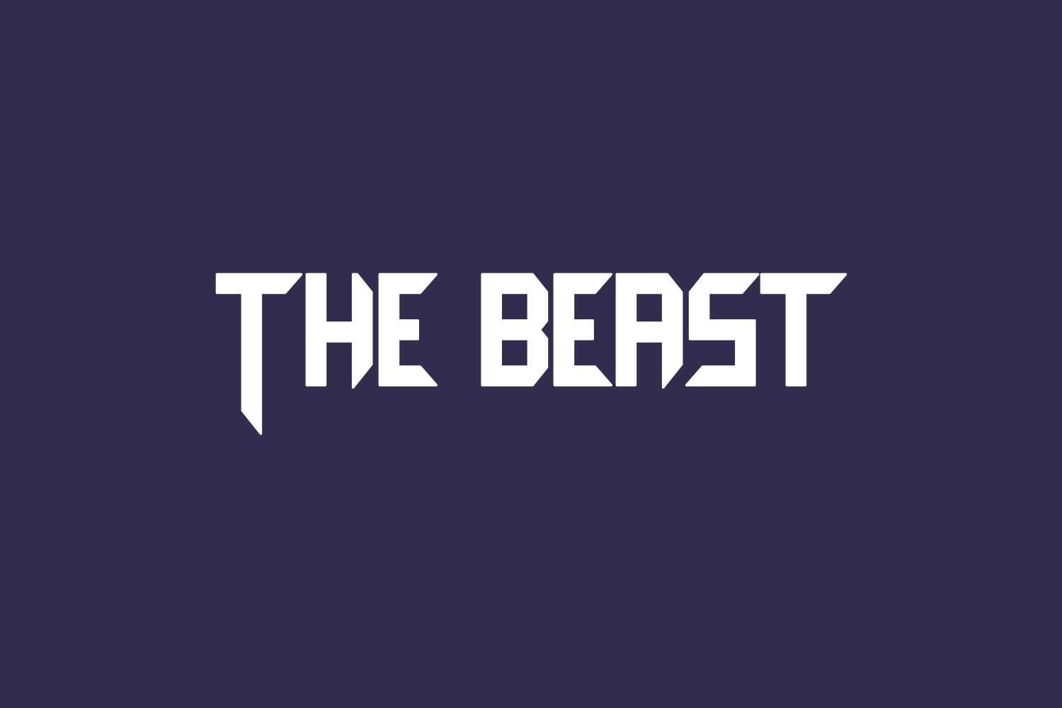 The Beast Free Font