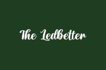 The Ledbetter Free Font