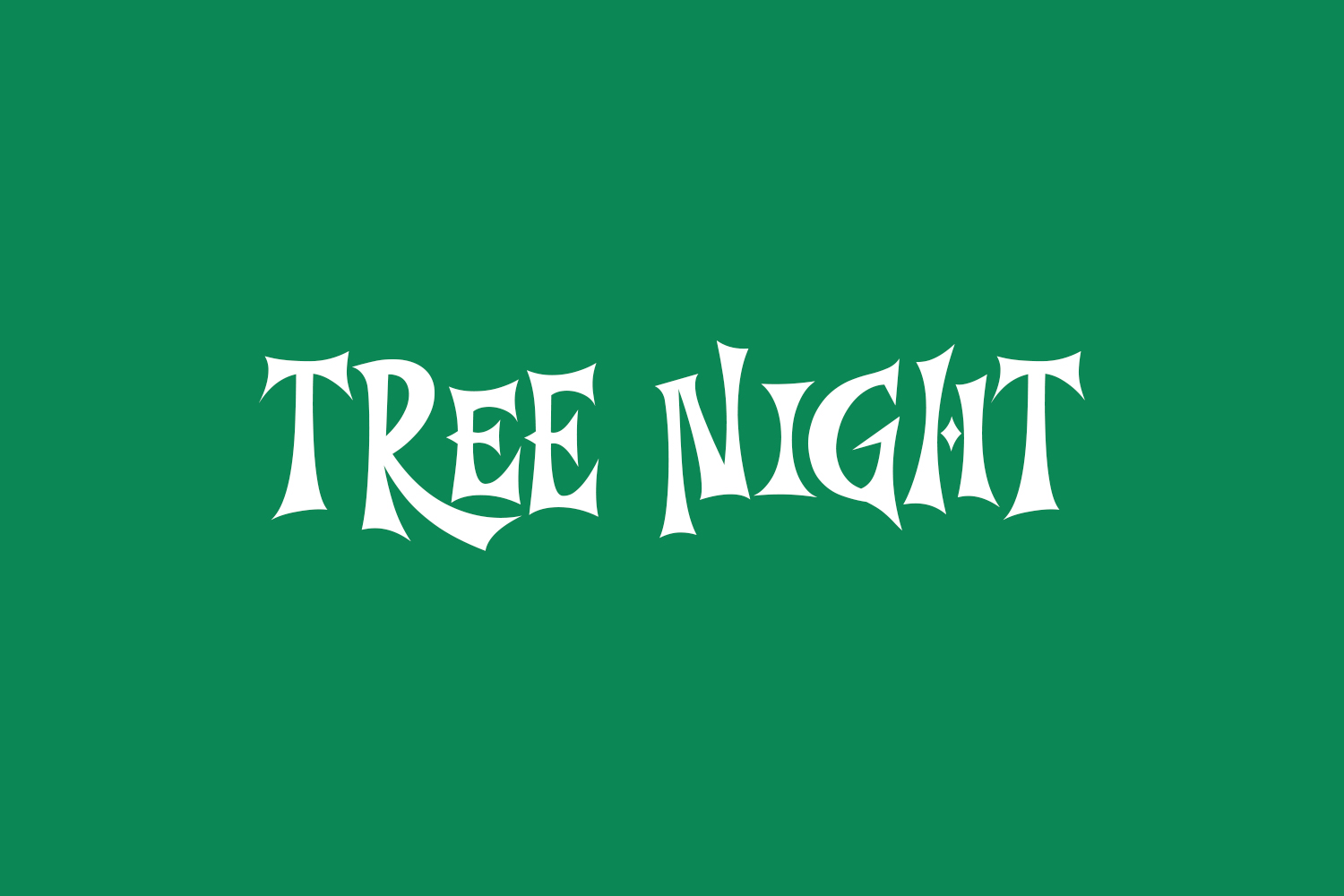 Tree Night Fonts Shmonts Tree Night Fonts Shmonts
