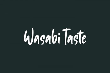 Wasabi Taste Free Font