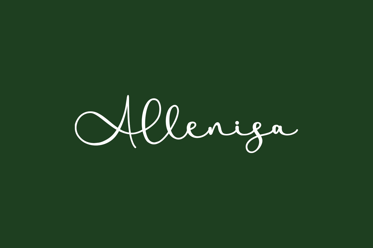 Allenisa Free Font