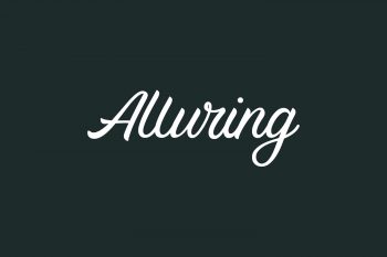 Alluring Free Font